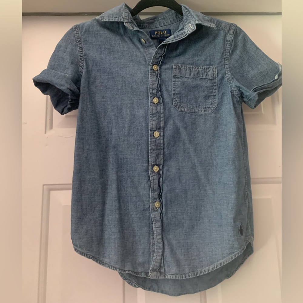 Boys Polo jean shirt size 10/12